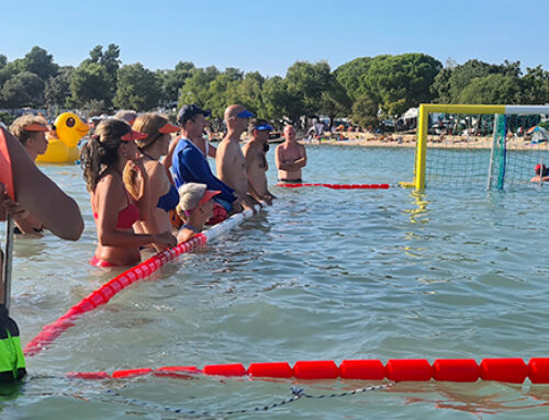 Water Skyball on international waters